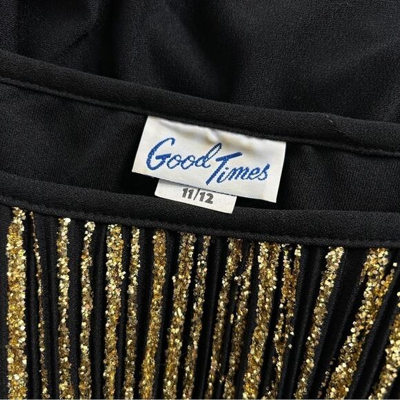GOOD TIMES Vintage Party Dress Womens Size 8 Glitter Special Occasion Cocktail - Picture 11 of 13